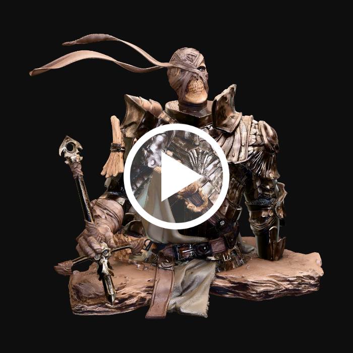 «Iron Warden of the Ashen Realm» — Загрузите бесплатные 3D-модели ...