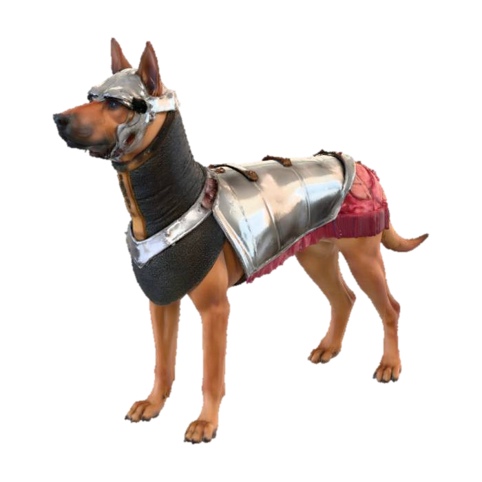 3D model for Armored Guardian Dog