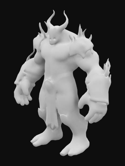 «Create a highly detailed 3D model of Ragnaros, the Firelord from ...