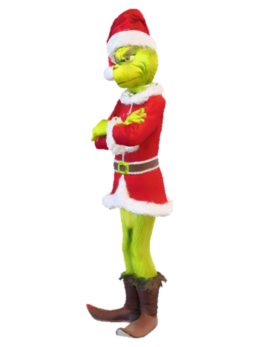 the grinch 3D model, vytvořený pomocí AI