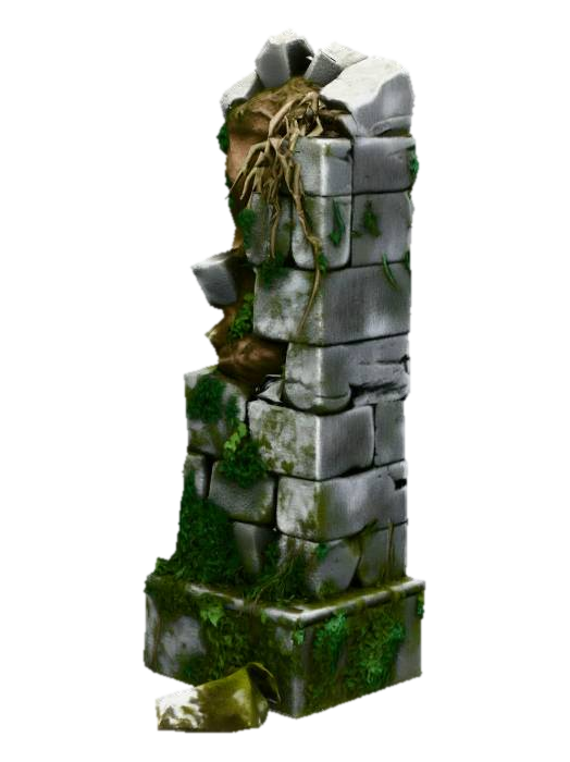 3D model for Cementery Pillar Variant 4