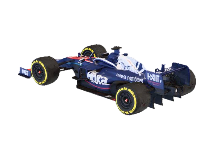 Modelo 3D de Highly detailed 3D model of Max Verstappen’s 2024 Red Bull RB20 Formula 1 car. Matte black base…, gerado por IA