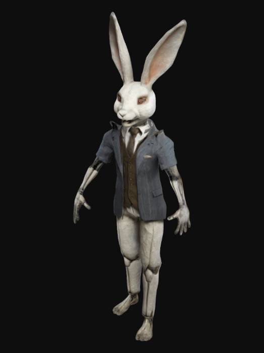 3d Rabbit Humanoid