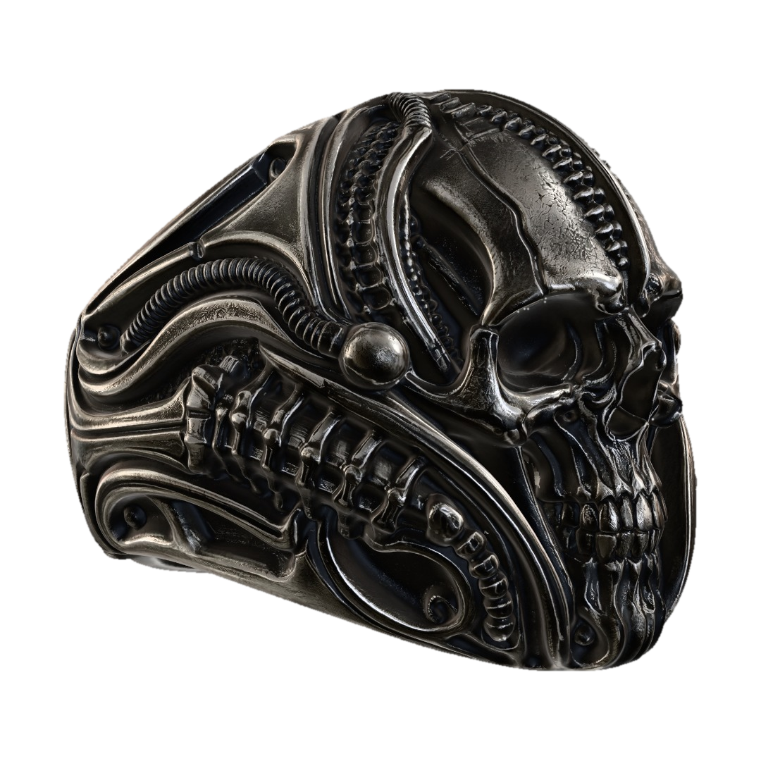 Biomechanical Skull… – Descarga el modelo 3D gratis | Meshy