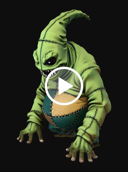 "2" - Download free 3D models generated with Meshy AI by @jovvany12