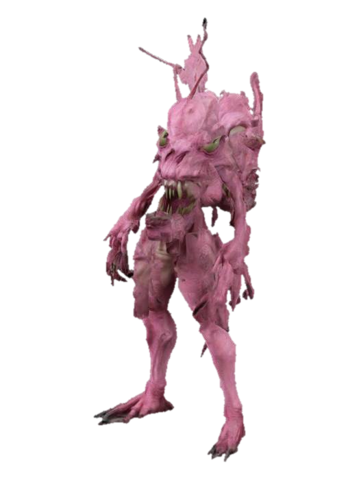 Modèle 3D Pink Grasshopper creature monster mask bust realistic Pink Grasshopper creature, généré par IA