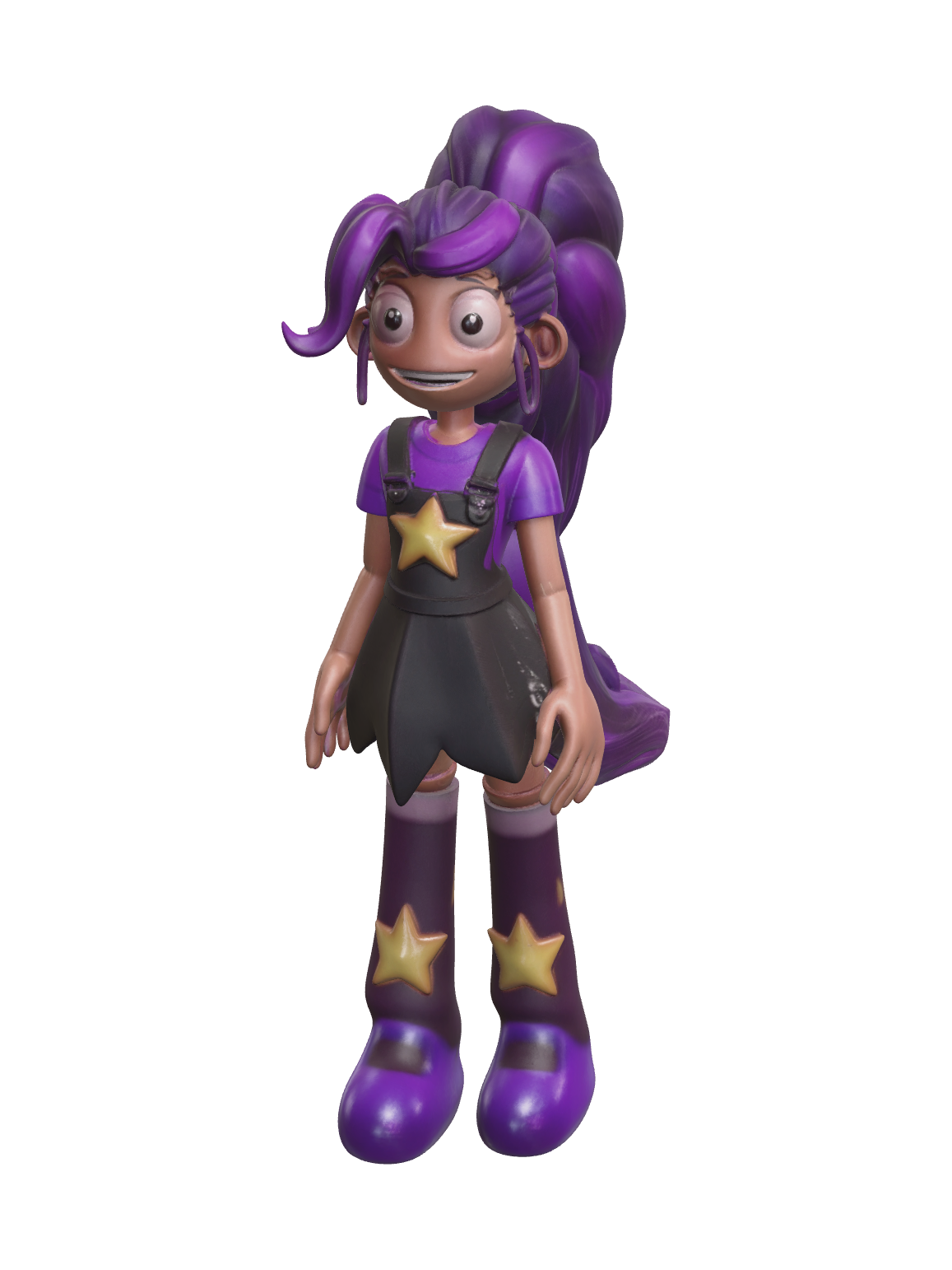 Poppy Playtime Chapter 5 Lily Love Braids 3D model, AI generated