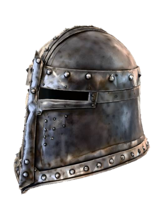 Model 3D Ritterhelm, dibuat oleh AI