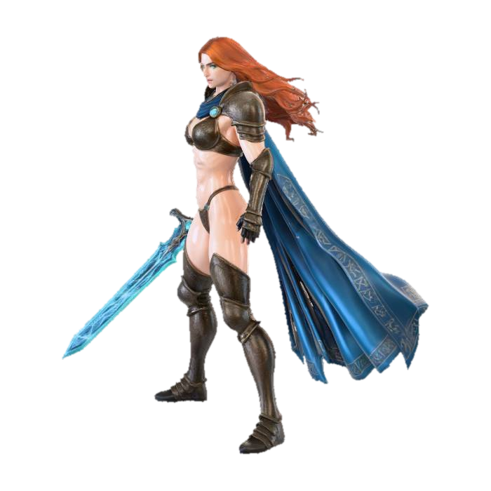 Warrior of Stone 3D model, vytvořený pomocí AI