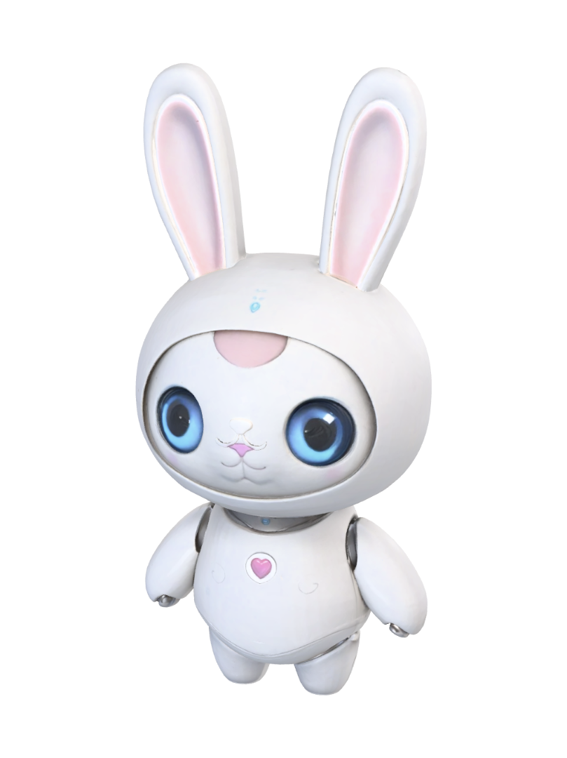 Space Bunny Bot – Download Free 3D Model | Meshy