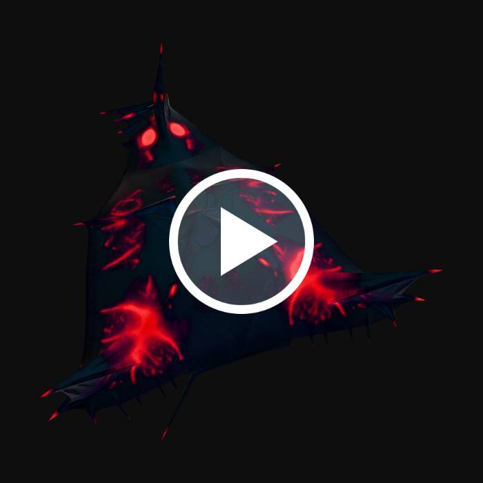 «A highly detailed 3D model of an otherworldly deep-sea ray fish ...