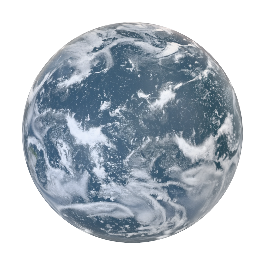 3D model for 超真实渲染星球