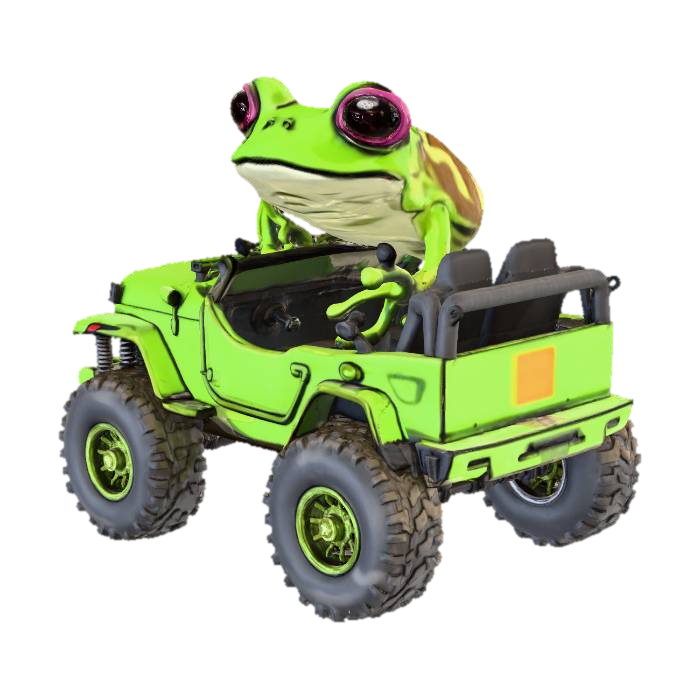 3D model for Frog Roadster Adventure