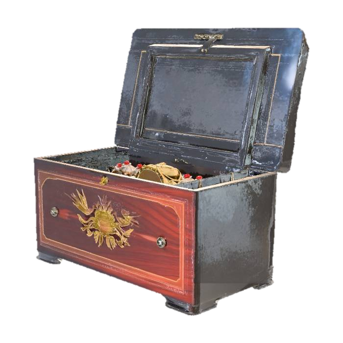 3D model for cylinder music box