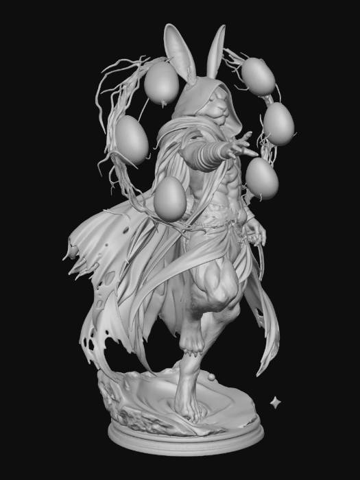 "Cosmic Bunny Sorcerer, #EasterEgg2026#" - Descarga modelos 3D ...
