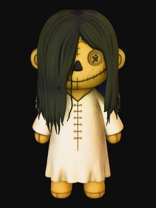 "Stitchy Sadako, #Halloween2025#" - Download free 3D models generated ...