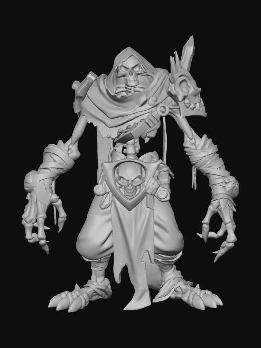 "skeletonn" - Download free 3D models generated with Meshy AI by @Argosneo