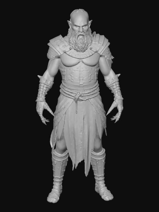 "ultra realistic, full body, lord of the rings feral uruk hai berserker ...
