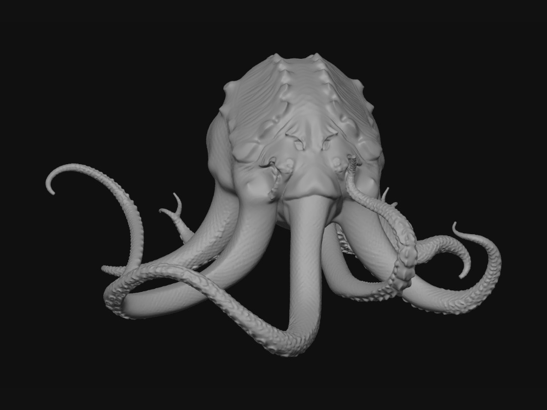 Tentacle SMM６2.5Dimensional 3D CORE Tentacle Monster – Download Free 3D Model | Meshy