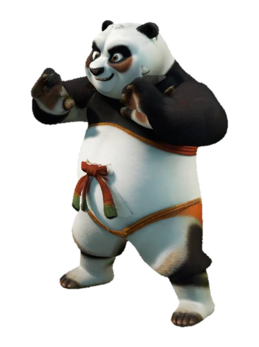 3D model for kung fu panda Po Dreamworks