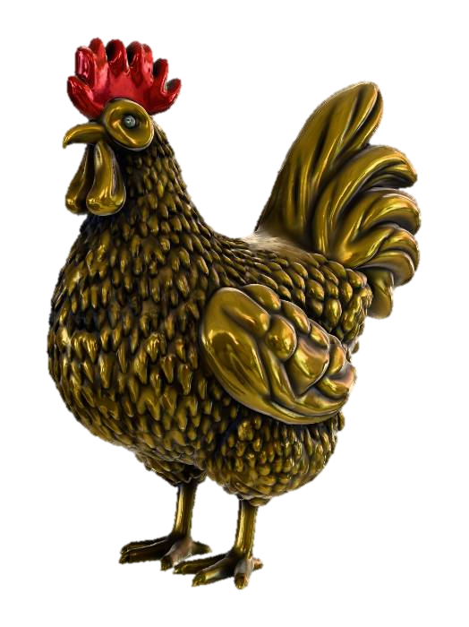 3D model for #Christmas2025#, hen sculpture, chrismast. ice