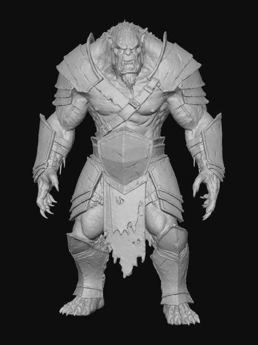 "ultra realistic lord of the rings feral uruk hai berserker, lotr style ...
