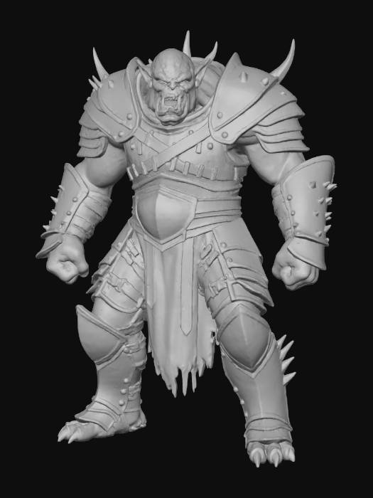 "ultra realistic full body, lord of the rings feral uruk hai berserker ...