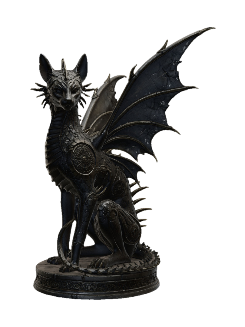 3D model for Mosaic Iron Dragon