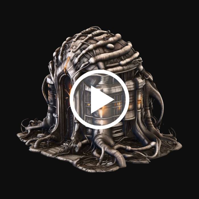 «Ember Alien Gate» — Загрузите бесплатные 3D-модели, созданные @Basnih ...