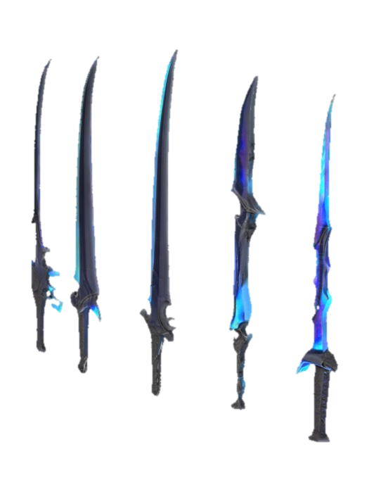 Ethereal Blades Collection yapay zekâ ile oluşturulmuş 3D model
