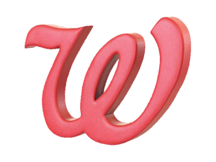 3D model for Red W Logo