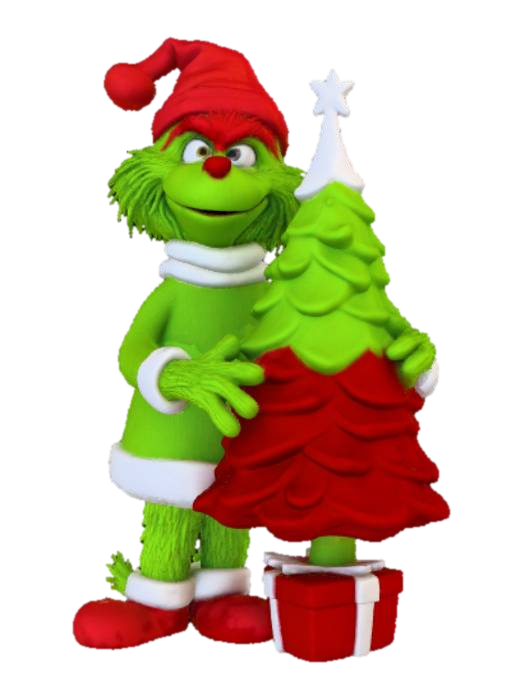 Extravagant, High Detailed, Grinch Decoration 3D model, vytvořený pomocí AI