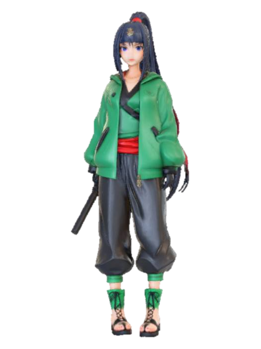 3D model for Anime style ninja girl