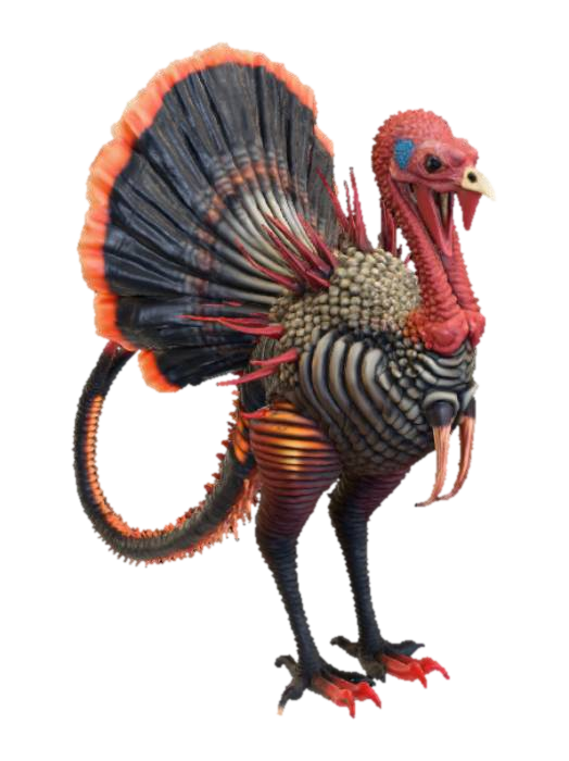 3D model for Xenomorph Turkey, #Thanksgiving#
