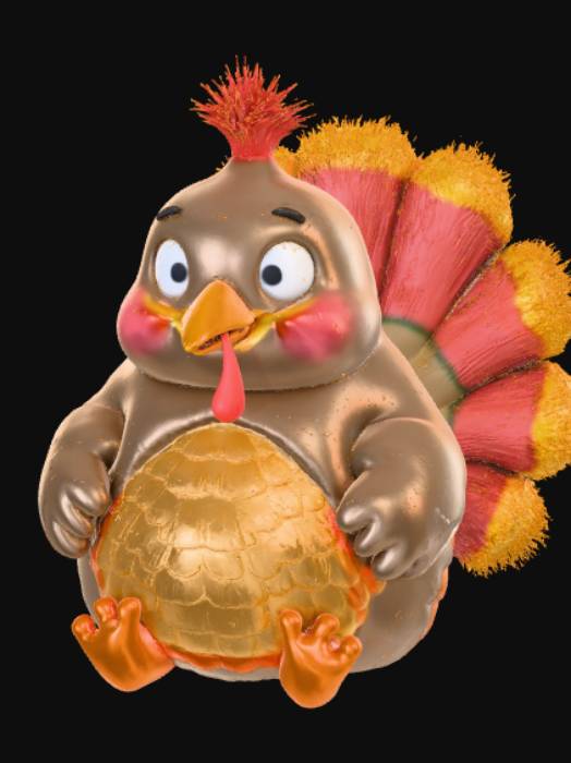 Fat Rude Turkey
