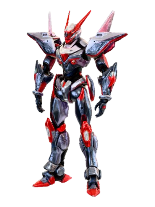 3D model for High detail, Neon lit, mecha valkerie