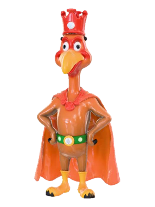3D model for Cartoon Turkey, Epic Action Figure, #Thanksgiving#