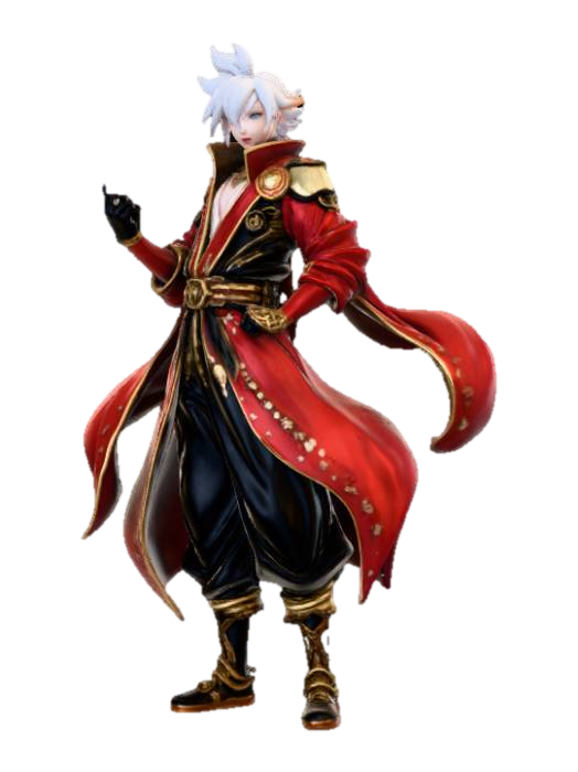 3D model for High detail, legendary, anime, extravagant, wall art decoration.