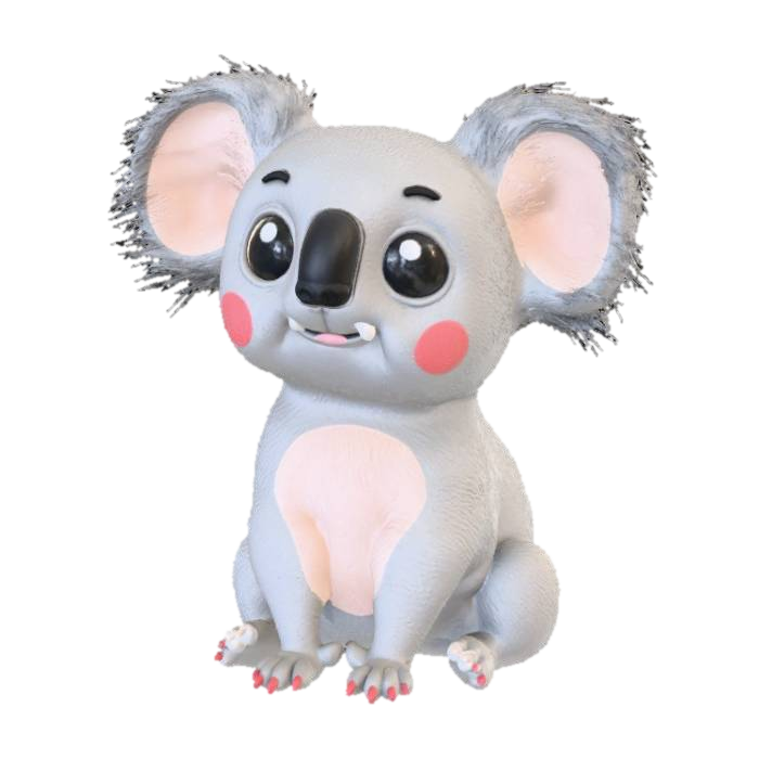 3D model for Simple detail, plain, kolala, kawaii, chibi