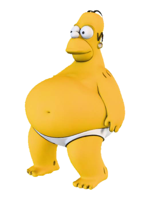3D model for Homer's Relaxing Day