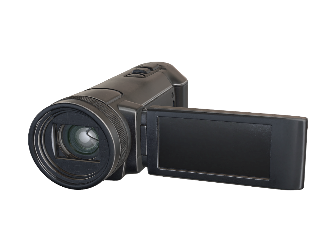 Camcorder with Flip-Out… – Download Free 3D Model | Meshy