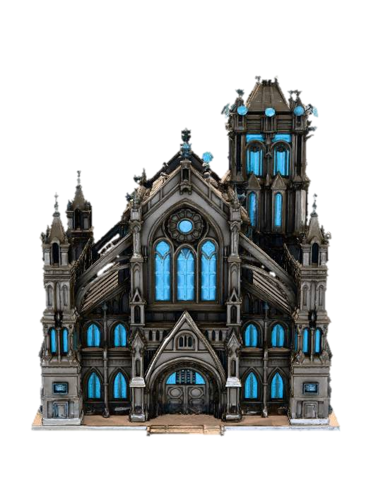 3D model for Cyber Gothic Cathedral
