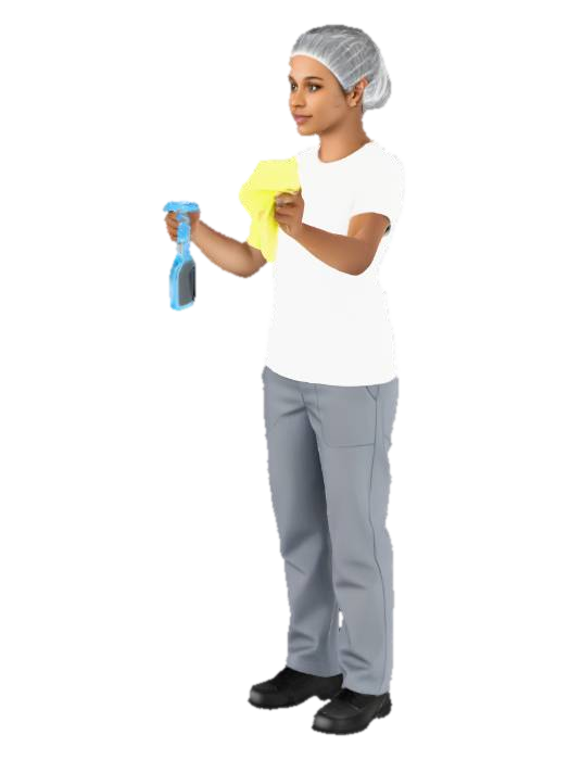 3D model for Cleaning Routine
