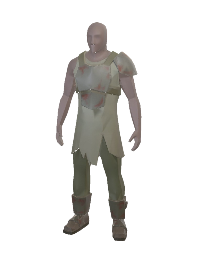 player character mesh, smooth low poly, primitive survivor, simple basic design and geometry 3D model, vytvořený pomocí AI