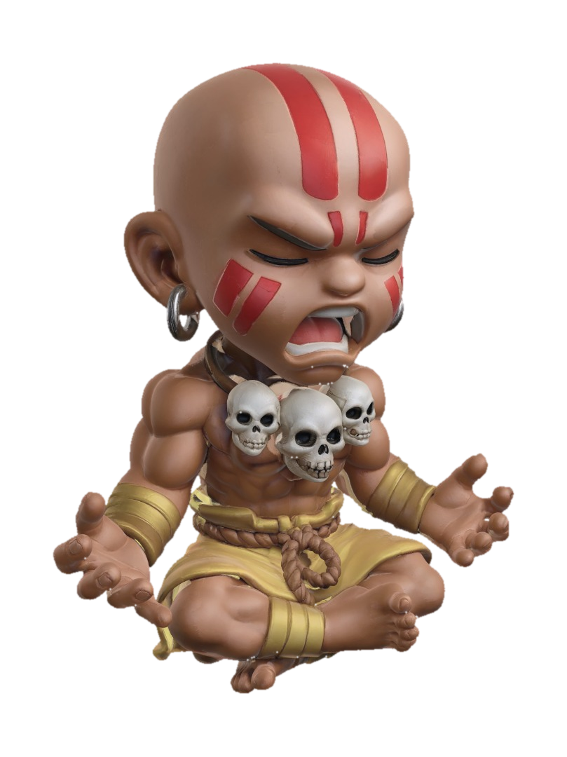 Modelo 3D de Crimson Skull Monk, generado por IA