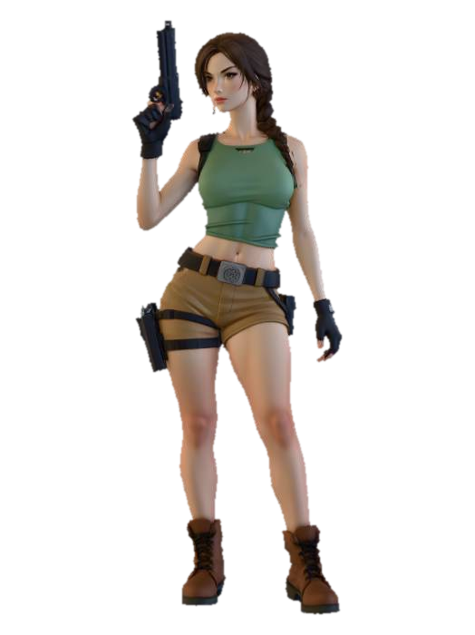 Adventurous Explorer – Download Free 3D Model | Meshy