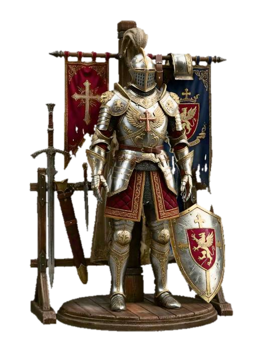 Knight Armor Rack Of The Crimson