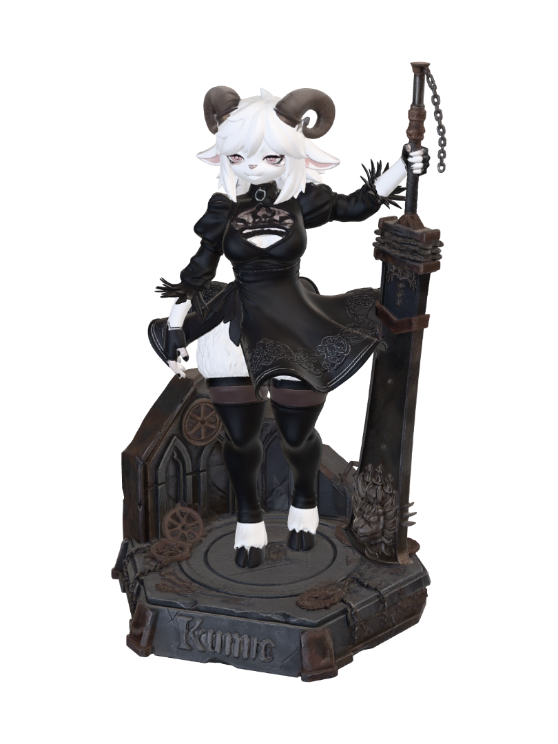 Rumie 3D model, vytvořený pomocí AI