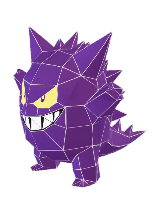 3D model for Gengar Low-Poly
