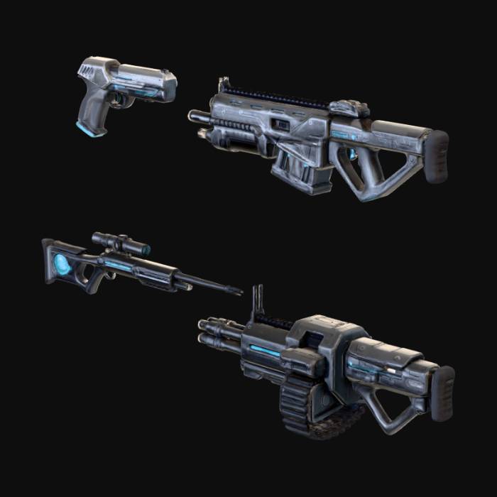 Futuristic Weapons Mod